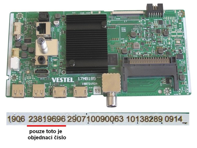 LCD napájací modul pre Philips 75PUS7608/12 FZ1A