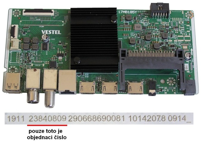 LCD Modul Základná Doska 17MB62