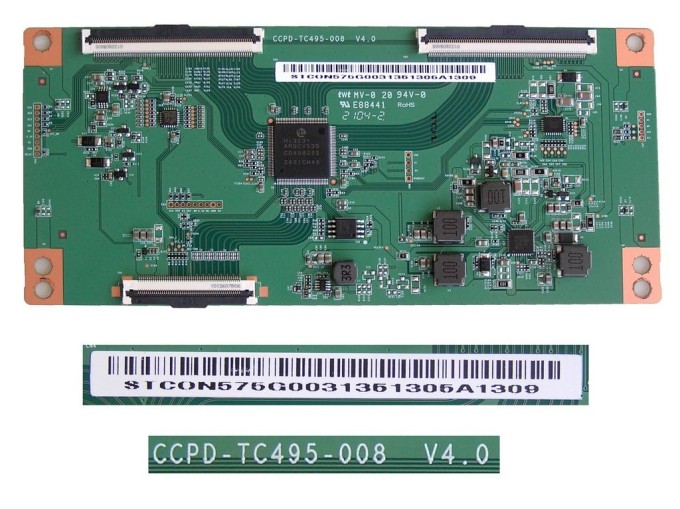 LCD T-CON modul CCPD-TC495-008 V4.0 / TCON board STCON575G00313513