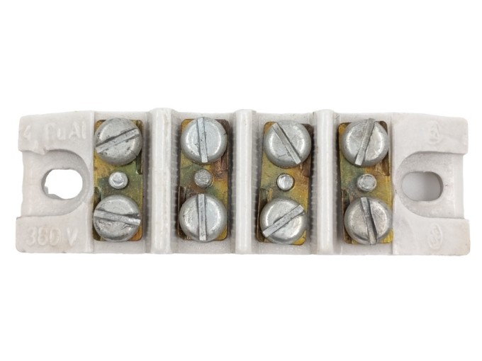 Keramická svorkovnica 77 x 24 x 18 mm - univerzálny elektroinštalačný diel