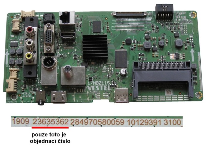 LCD modul základná doska 17MB211S pre Hyundai FLR32TS543SMART