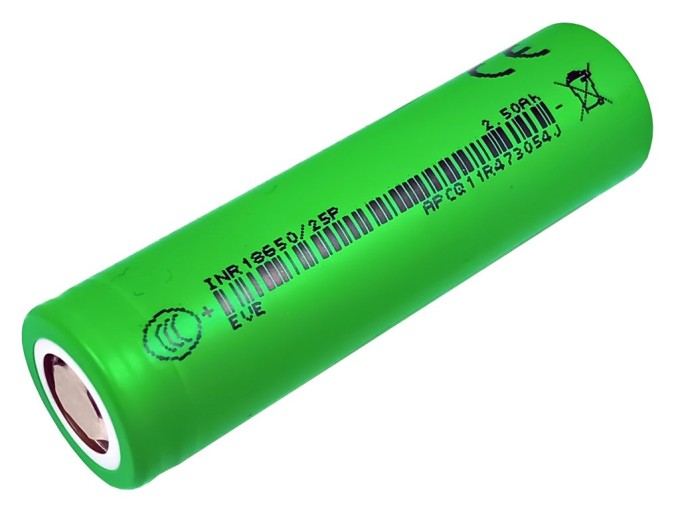 EVE INR18650-25P Akumulátor 3,6V 2500mAh