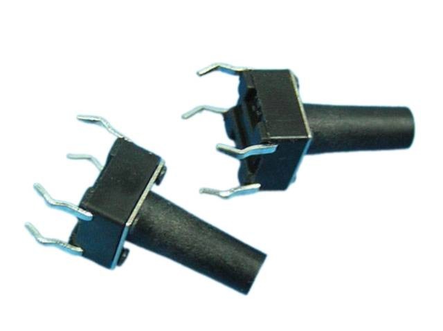 Mikrotlačítko 6mm, 5mm výška - Sestava 9 kusov