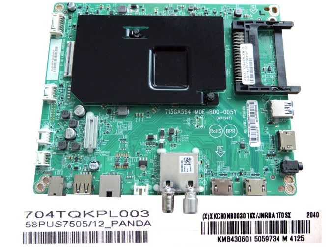 LCD LED základná doska XKCB0NB00301SX / 715GA564-M01-B00-005Y pre Philips 58PUS7505/12