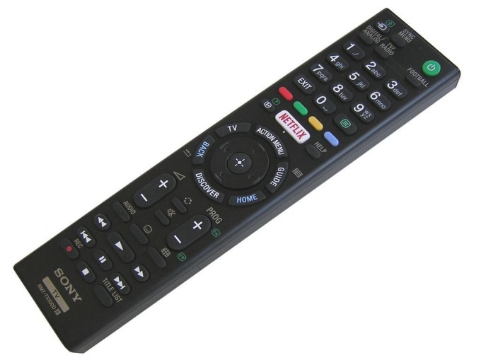 Náhradný diaľkový ovládač RMT-TX100D pre televízory Sony