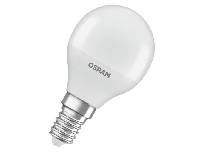 LED žiarovka OSRAM VALUE E14 4.9W, 220-240V, 2700K, miniglobe