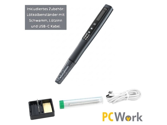 Mikropájka PCW09D USB-C 40W s OLED displejom a reguláciou teploty