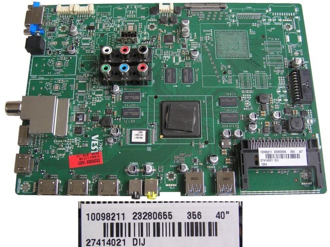 Základná doska LCD modul 17MB100 pre TV Panasonic 23280655