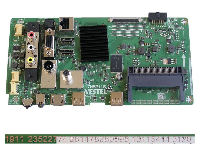 Hlavná doska 17MB211S pre TV Toshiba 43L2863DG