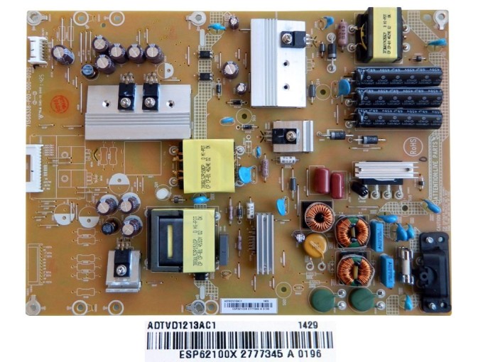 LCD LED modul zdroj ESP62100X - SMPS napájací doska 715G6338-P02-000-002S