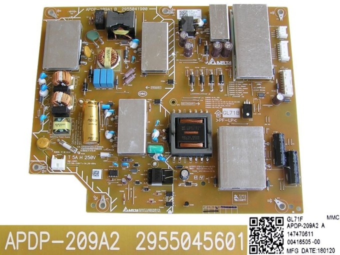 LCD Napájací Modul APDP-209A2 pre Sony KD-55XE7096