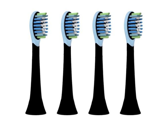 Náhradné hlavice sonického zubného kefky Philips Sonicare Plaqua čierna 4 ks