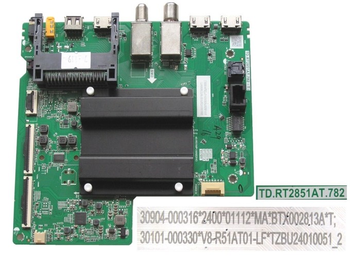 Základná doska LCD LED TCL 58V6BX1 Main board TD.RT28851AT.782