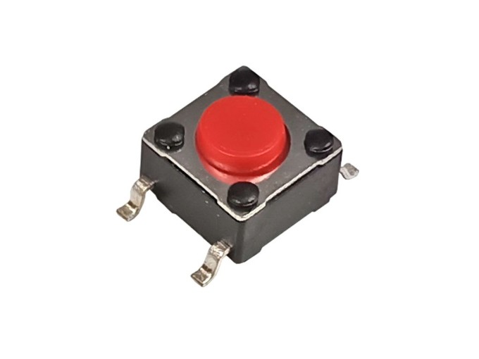 Mikrotlačidlo 6x6 mm SMT PTS645SK43SMTR92 LFS