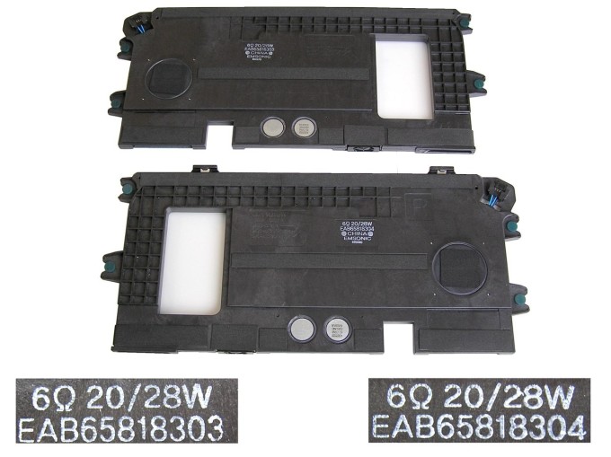 Širokopásmový reproduktor 8 ohm 5W pre LCD TV
