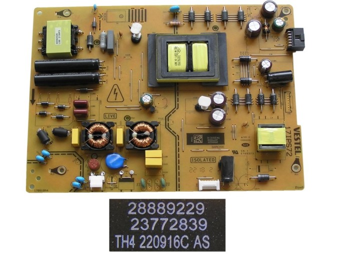 Napájacia zdrojová doska JVC LT-43VA3035 17IPS72 23772839