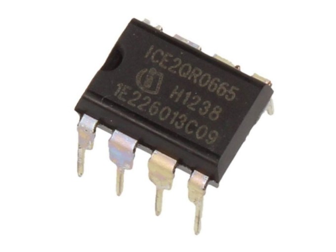 ICE2QR0665 riadiaci obvod impulzného zdroja DIP8