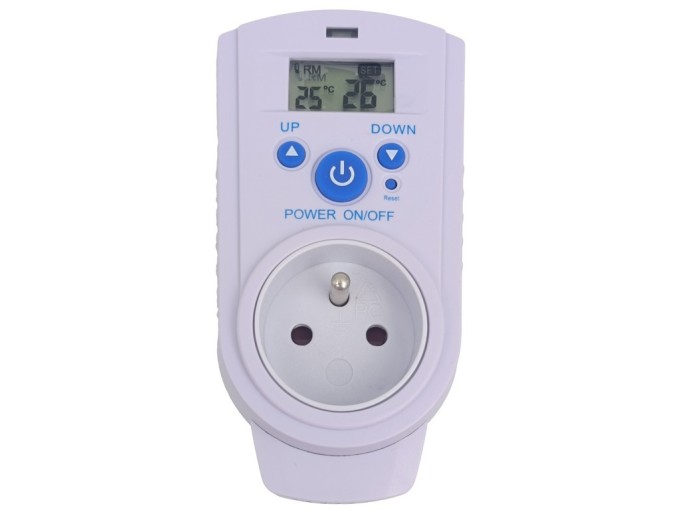 Digitálny priestorový termostat 16 A 5-30°C ±1°C