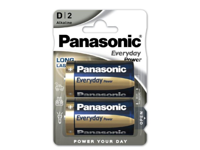Batéria D LR20 Panasonic EveryDay Power Alkaline 1,5V - balenie 2 ks