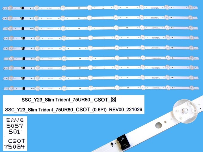 LED podsvit 1025mm pre LCD TV Samsung - BN96-38479A a BN96-38480A