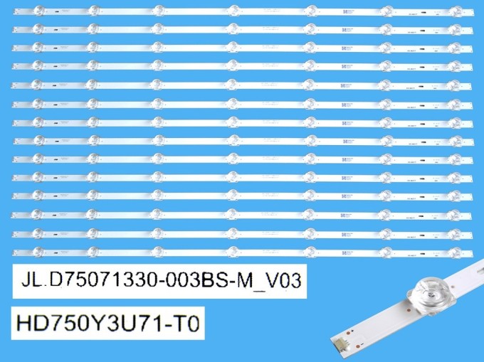 LED podsvietenie 745mm sada 14 ks pre Hisense 75" LCD TV JL.D75071330-003BS-M_V03