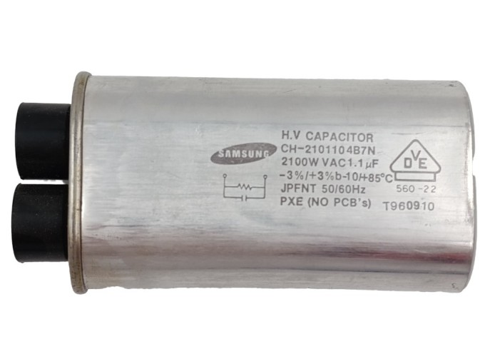 Kondenzátor do mikrovlnnej rúry 1.1uF 2100V - Eta 1196 01260