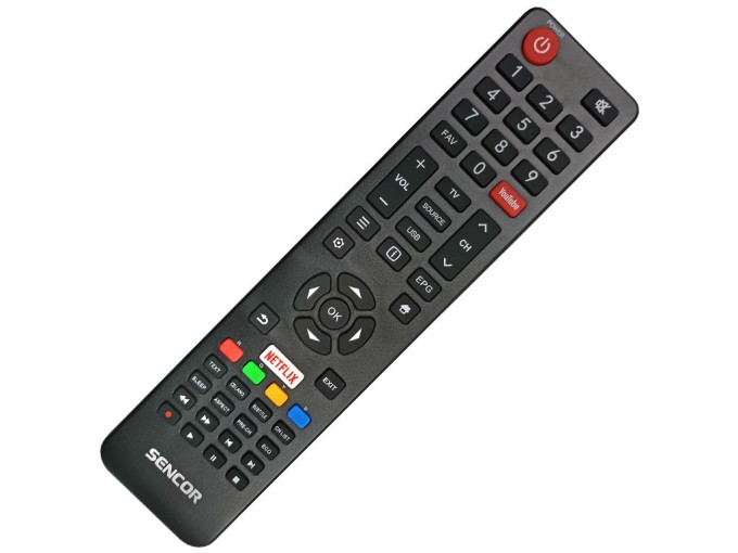Diaľkový ovládač Sencor SLE43US601TCS pre LCD a LED TV