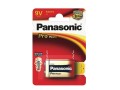 Panasonic 9V Alkalická Batéria 6F22 / 6LR61 Pro Power