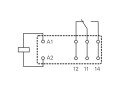 Relé 24V DC 1 x 250V AC 16A TE Connectivity RT314024