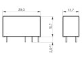 Relé 230V AC 1x250V AC / 16A, 24V DC / 16A TE Connectivity
