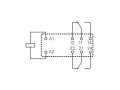 Relé 48V DC DPDT 2 x 250V AC / 8A TE Connectivity RT424048
