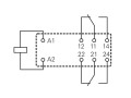 Relé 5V DC 2x250V AC 8A TE Connectivity RT424005