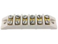 Keramická svorkovnica 105 x 24 x 20 mm - 8 pólov