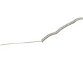 Kúrenná špirála 100 W, 230 V, dĺžka 275 mm, priemer 3,7 mm