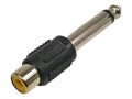 Redukcia jack 6.3mm samec / CINCH mono samica