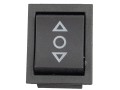 Kolískový spínač s nulovou polohou 30x22 mm 15A 250V