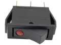 Kolískový prepínač 3 vývody 16A 10x30 mm s diódou