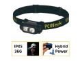 LED čelovka PCWork PCW12A 200 lm, hybridné napájanie, USB-C, IPX5