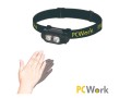 LED čelovka PCWork PCW12A 200 lm, hybridné napájanie, USB-C, IPX5