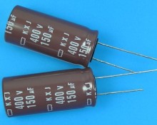 150uF/400V Nippon KXJ Elektrolytický Kondenzátor Low ESR