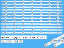 LED podsvit sada LG 55LB Slim 3D - 12 pásikov DLED TOTAL ARRAY 55"