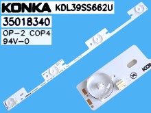 LED podsvietenie 326mm pre LCD TV KONKA KDL39SS662U