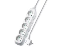 Predlžovací kábel 5 zásuviek 2 m Geti GEC52