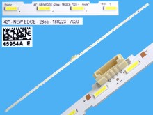 LED podsvit EDGE 462mm pre Samsung 43NU a 43RU - Sada 2 kusy