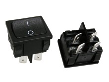 Kolébkový vypínač ARCOLECTRIC H8650VBAAG čierny ON-OFF