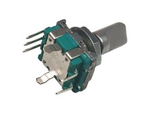 Potenciometer s multifunkčným prepínačom a tlačítkom, D hriadeľ 10mm