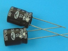 Kondenzátor elektrolytický 1000uF/10V 105°C Samwha RD