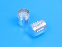 Hliníkový gombík na potenciometer 14mm s ukazovateľom polohy, oska 6mm