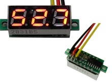 Digitálne panelové meradlo napätia 0 - 100V LED