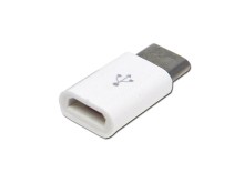 Adaptér micro USB na USB-C biely